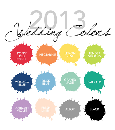 Creative Printing of Bay County - Panama City, Florida - 2013 Wedding Colors