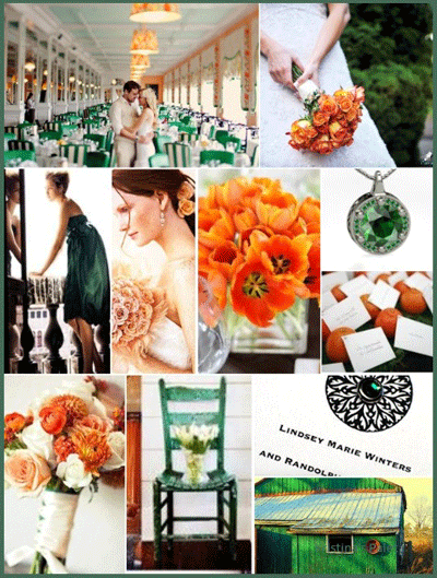Wedding Themes - Emerald and Koi - Creative Printing of Bay County