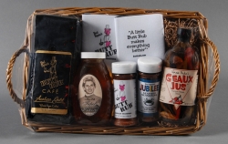 Bad Byrons Butt Rub - Barbeque Seasoning - Jubilee Seafood Seasoning - Geaux Jus Pepper Sauce - Whole Been Coffee - Mrs Lil's Tupelo Honey - Gift Basket - Manuel Chavez Photography