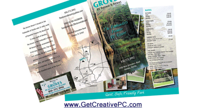 Brochures - Creative Printing - Panama City, FL - The Groves