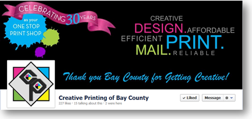 Creative Printing of Bay County - Panama City, Florida - Graphic Design - Social Media Site Design