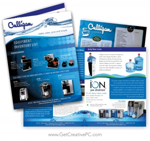 Brochure Printing - Culligan Water - Creative Printing - Panama City, Florida
