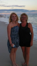 Leigh And Her Daughter Alicia On The Beach - Creative Printing - Panama City Beach, Florida