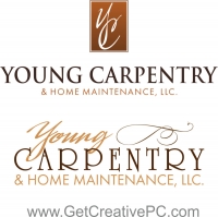 Logo Design - Small Business Spotlight - Young Carpentry - Creative Printing of Bay County